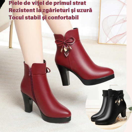 👢🔥【34-41】2024 Toamnă și Iarnă Noi Cizme de modă de damă cu fermoar lateral moale--3861049