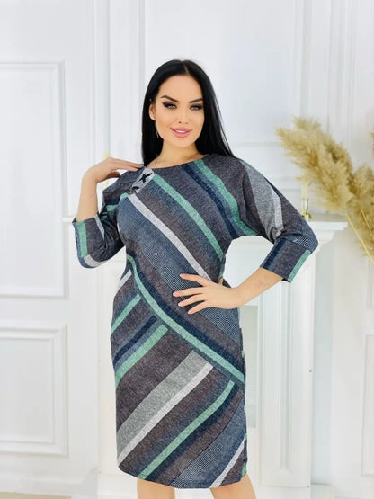 🌞🔥【S-5XL】Rochie calduroasa noua de toamna si iarna
