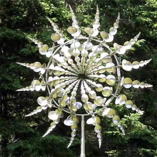 Fier metal sci-fi fantezie fantezie în aer liber patio grădină moară de vânt ornament