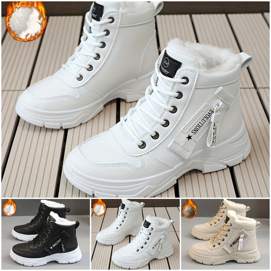 🔥【50% SLEVA】🥰🥰【35-45】Dámské zimní sněhule s bočním zipem 
