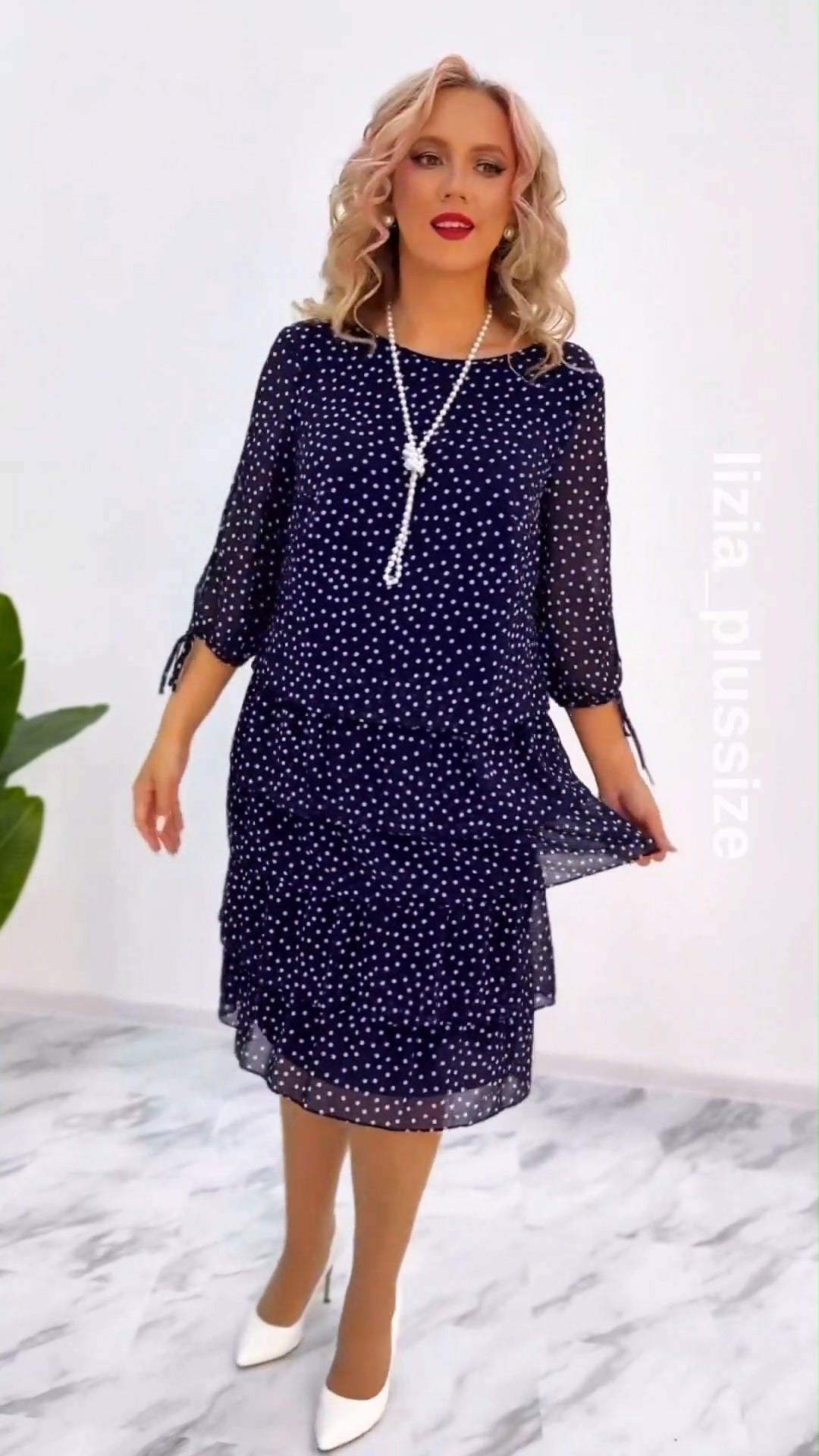 🏆【S-5XL】💃Rochie de lux cu siluetă ușoară, confecționată din șifon confortabil