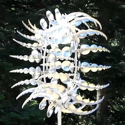 Fier metal sci-fi fantezie fantezie în aer liber patio grădină moară de vânt ornament