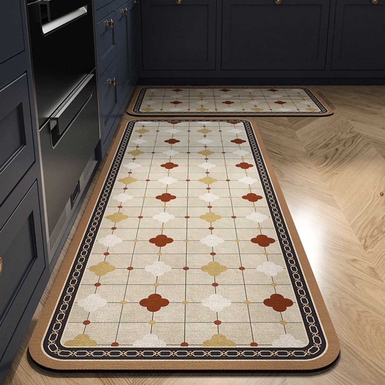 💥💥【se vinde ca pâinea caldă】【40*60+40*120cm】1 set Covoare antiderapante și foarte absorbante pentru bucătărie și baie