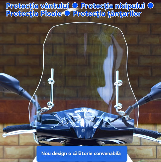 💥💥🏍️【2.0MM grosime 37/45/50CM înălțime】2025 parbriz nou motociclete vehicul electric, parbriz universal