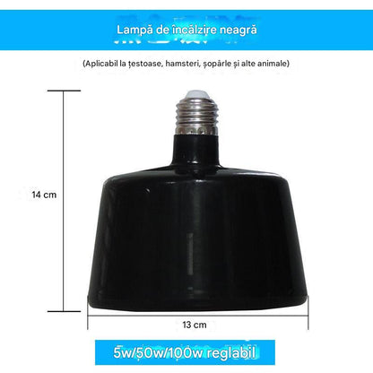 🌈 Lampă inteligentă de încălzire cu temperatură constantă pentru animale de companie pentru reproducere