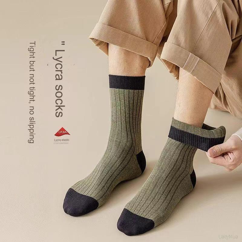 😍🧦【10 par】2024 Nowe bawełniane skarpetki dezodorujące dla mężczyzn, pochłaniające pot 