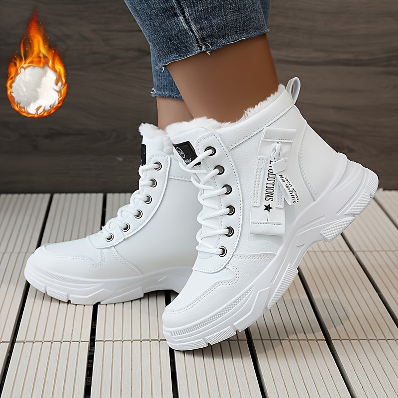 🔥【50% SLEVA】🥰🥰【35-45】Dámské zimní sněhule s bočním zipem 