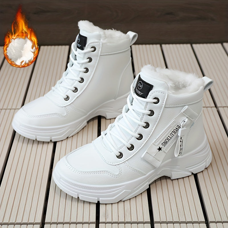🔥【50% SLEVA】🥰🥰【35-45】Dámské zimní sněhule s bočním zipem 