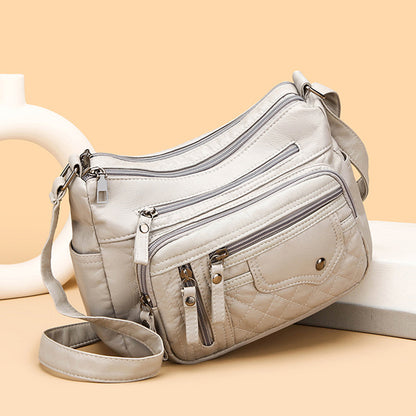 👜Nová velkokapacitní měkká kožená taška přes rameno/crossbody z roku 2025 