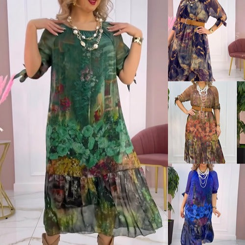 【S-5XL】 ❤️2025 Noi rochii de înaltă calitate din sifon de înaltă calitate