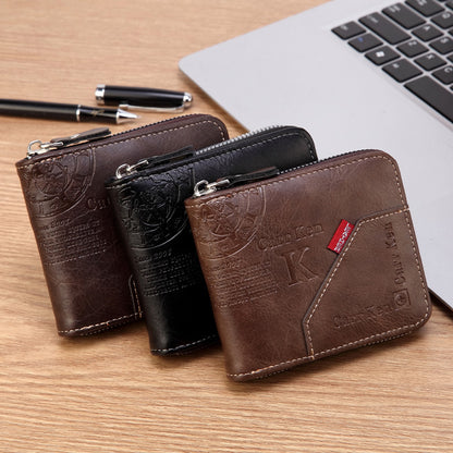 💰Pánská peněženka na zip v retro stylu 