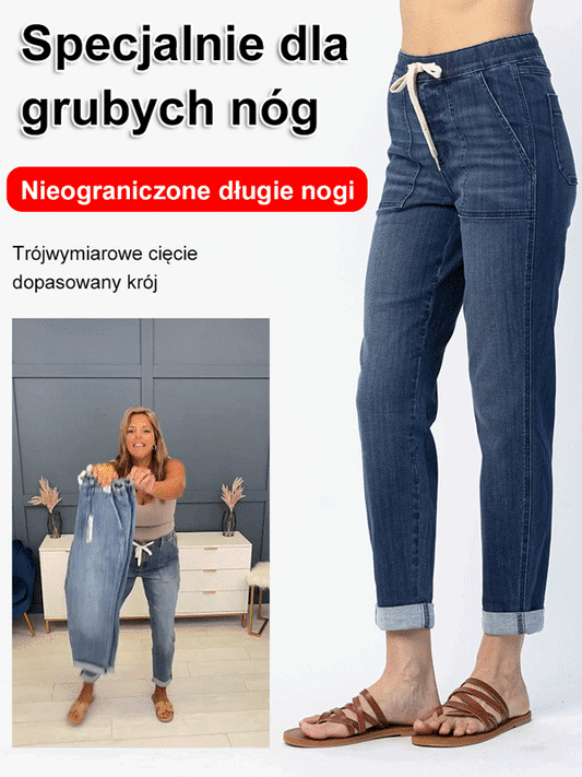 【S-3XL】Módní dámské strečové džíny 