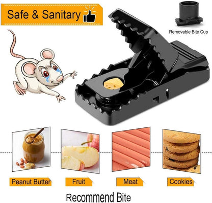 4 buc capcană de șoarece reutilizabilă foarte sensibilă