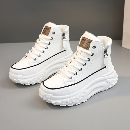 🔥Stil nou fierbinte🔥【35-42】2024 pantofi casual caldi, cu talpă groasă, plus catifea