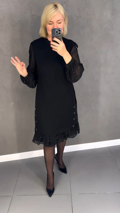 【🔥Cumpărați 1 și primiți 1 gratuit】💖💖【S-5XL】🍁🍂Stil nou de toamnă și iarnă elegant de înaltă calitate, rochie——3894418