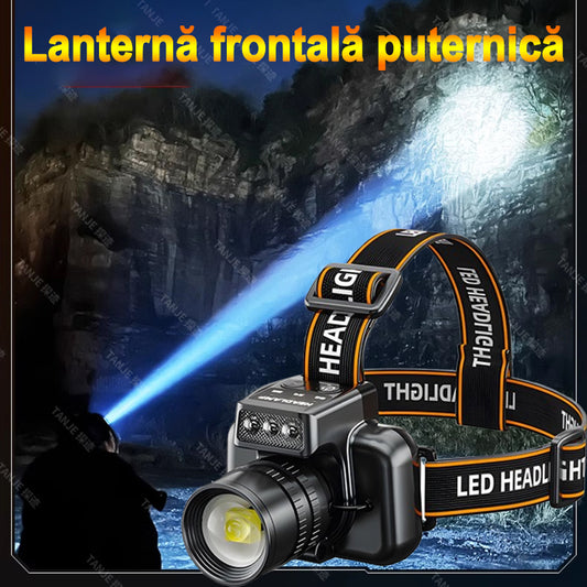 🔥Nová čelovka se silným světlem 