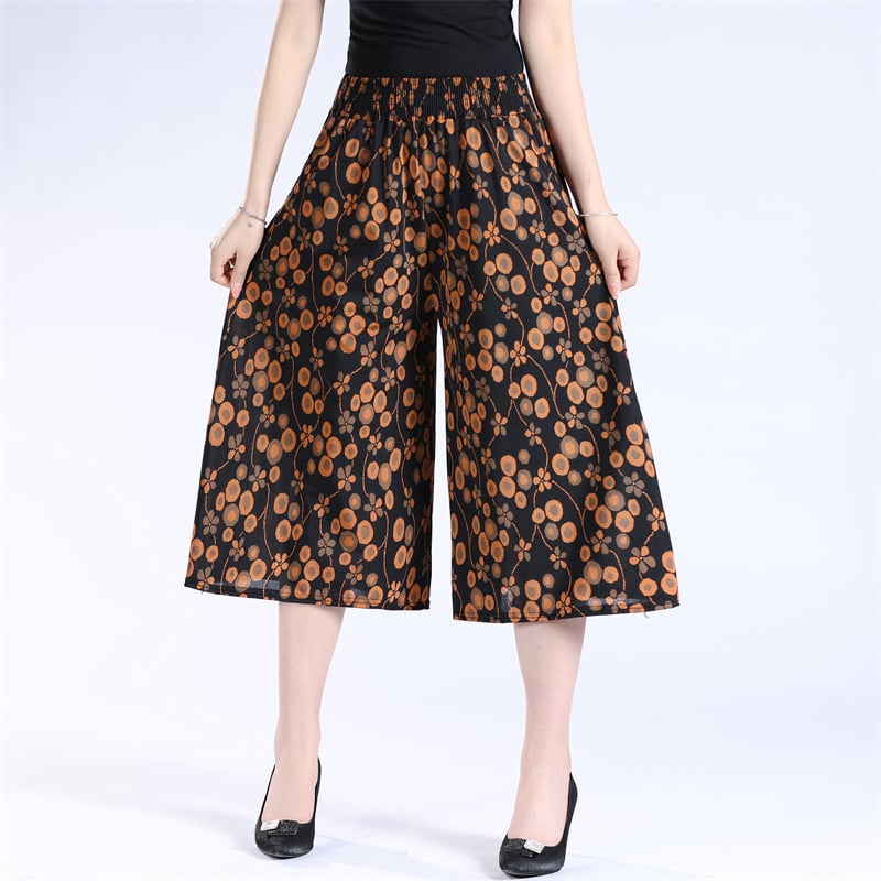 ❤️【M-5XL】Nowe, luźne spodnie z wysokim stanem i nadrukiem z 2024 roku 