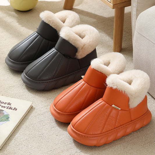 【💥pret mic】🔥【35-44】 (acasă/ieșire) Pantofi din bumbac caldi si impermeabili cu fleece--3859909
